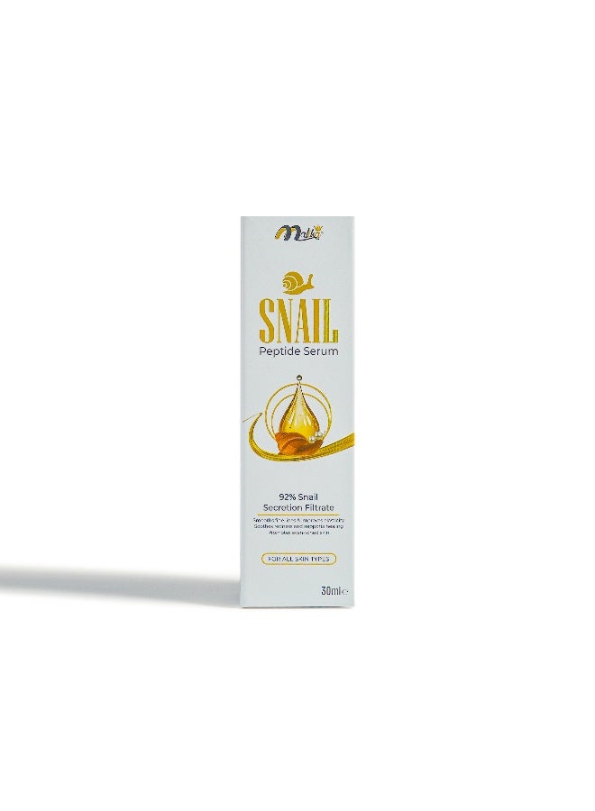 Malika Snail Peptide Serum - 92% Snail Secretion Filtrate - Image 3