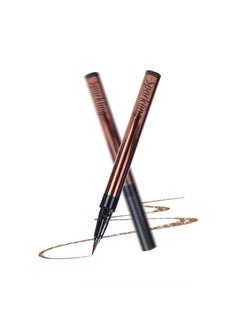 Eyeliner Pen,Waterproof liquid Eyeliner with Precision Tip,Metallic Shimmer Color Eyeliners Smudge-Resistant Long wearing (Light brown)
