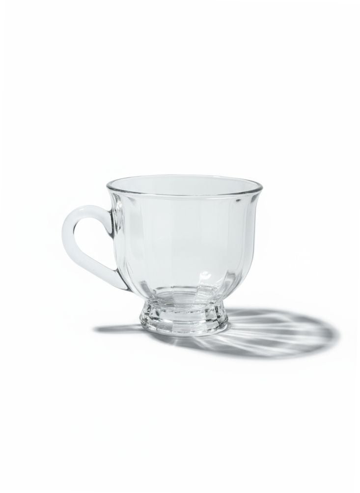 بريميم كوب شاي تركي أنيق مصنوع من الزجاج الشفاف – تصميم كلاسيكي لتقديم المشروبات الساخنة - Image 2