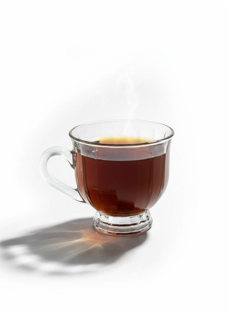 بريميم كوب شاي تركي أنيق مصنوع من الزجاج الشفاف – تصميم كلاسيكي لتقديم المشروبات الساخنة - Image 1
