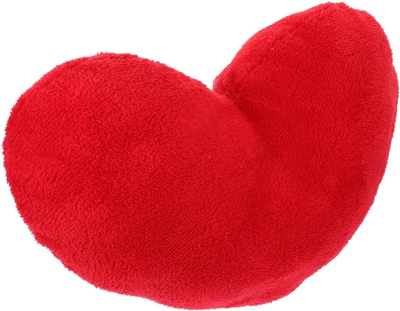 Homoyoyo Heart Shaped Plush Pillow Red Cute Decorative Throw Pillow Soft Plush Hugging Cushion for Living Room Sofa Bed Valentines Day - Image 1