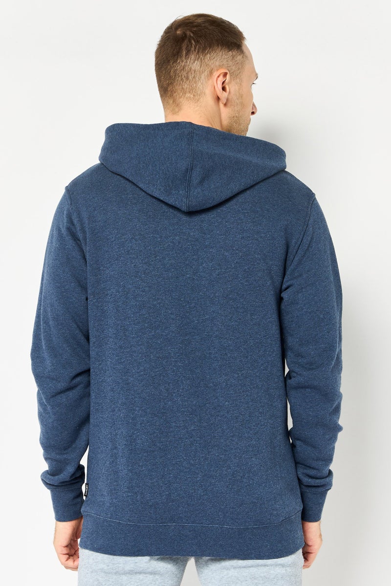 Hurley هودي خارجي طويل الأكمام للرجال، رياضي، لون رمادي داكن - Image 3