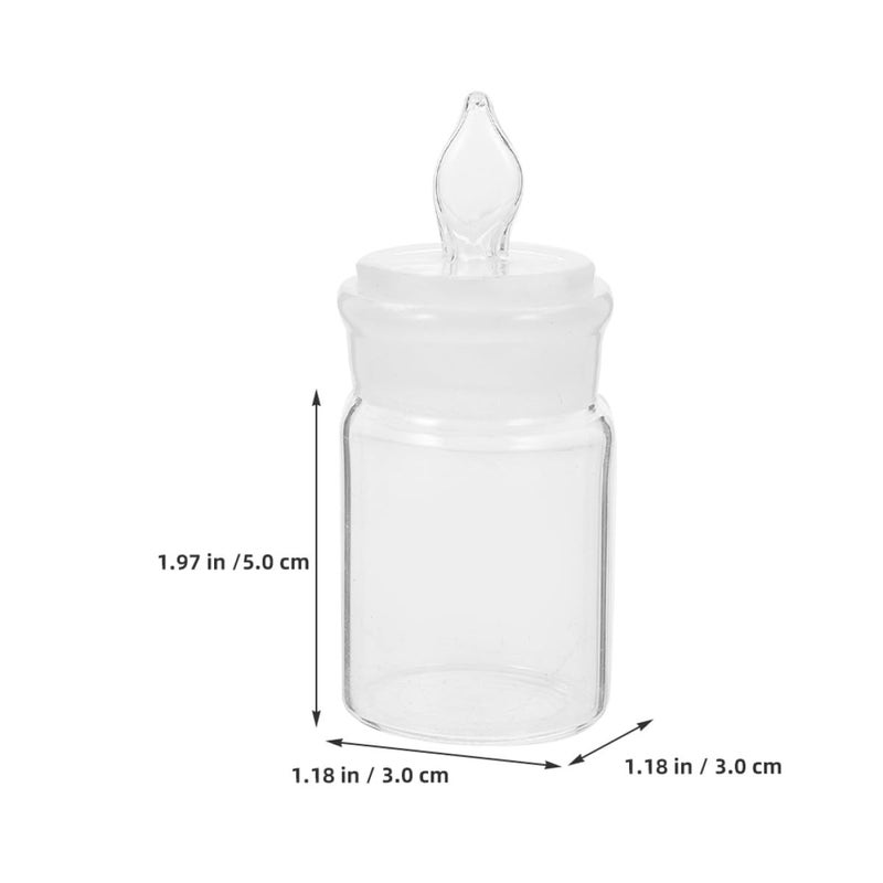 Wide Mouth Glass Weighing Bottle 30x50mm for Precise Laboratory Measurement - Image 3