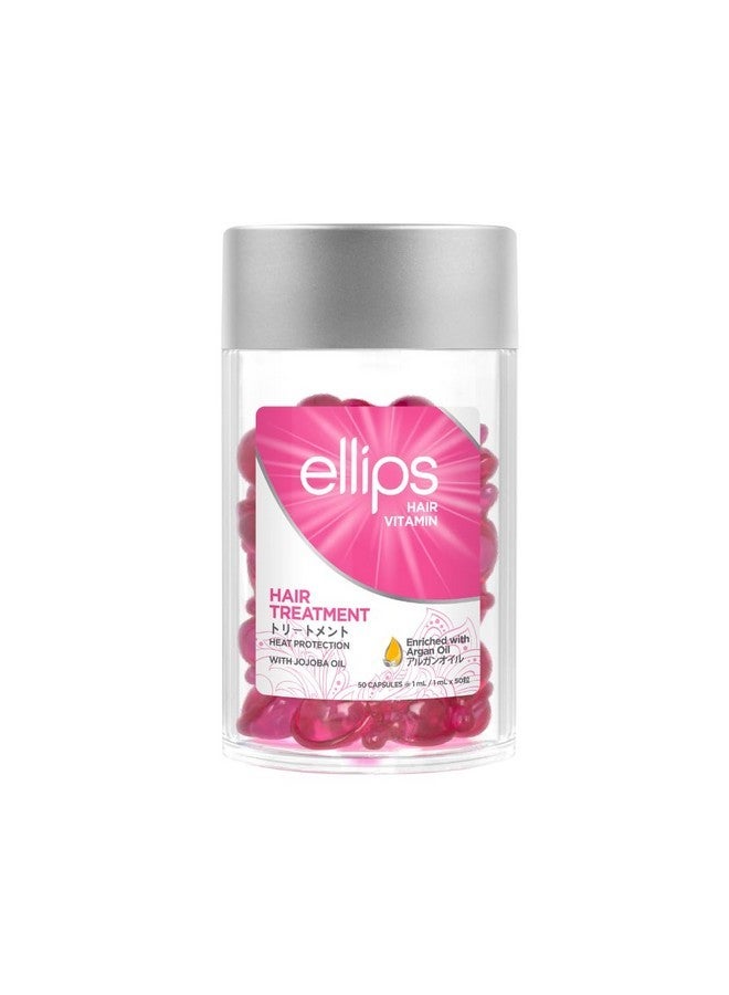 Ellips Hair Vitamin Hair Treatment, 50 Capsules - Hair Oil & Heat Protectant for Frizzy Hair - Support Healthy Shiny Hair - Image 1