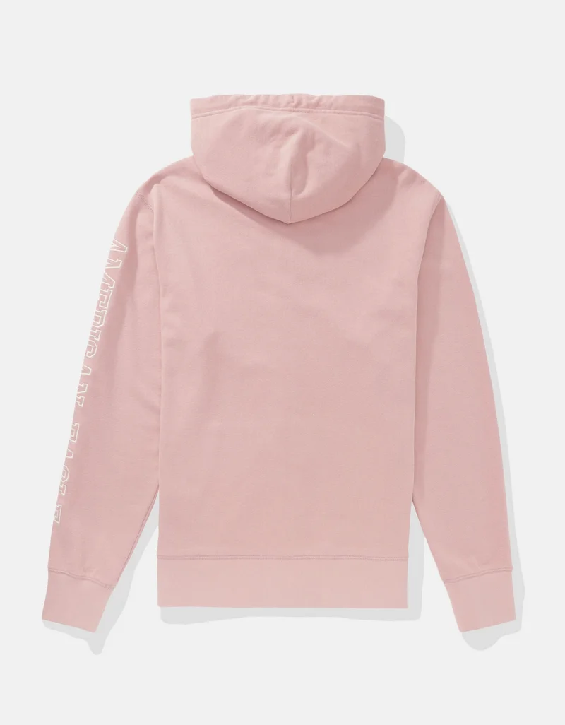 امريكان ايجل Logo Fleece Graphic Zip-Up Hoodie