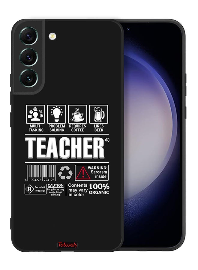 Tolwak Samsung Galaxy S22 Plus 5G Protective Case Cover Teacher Sticker - Image 2