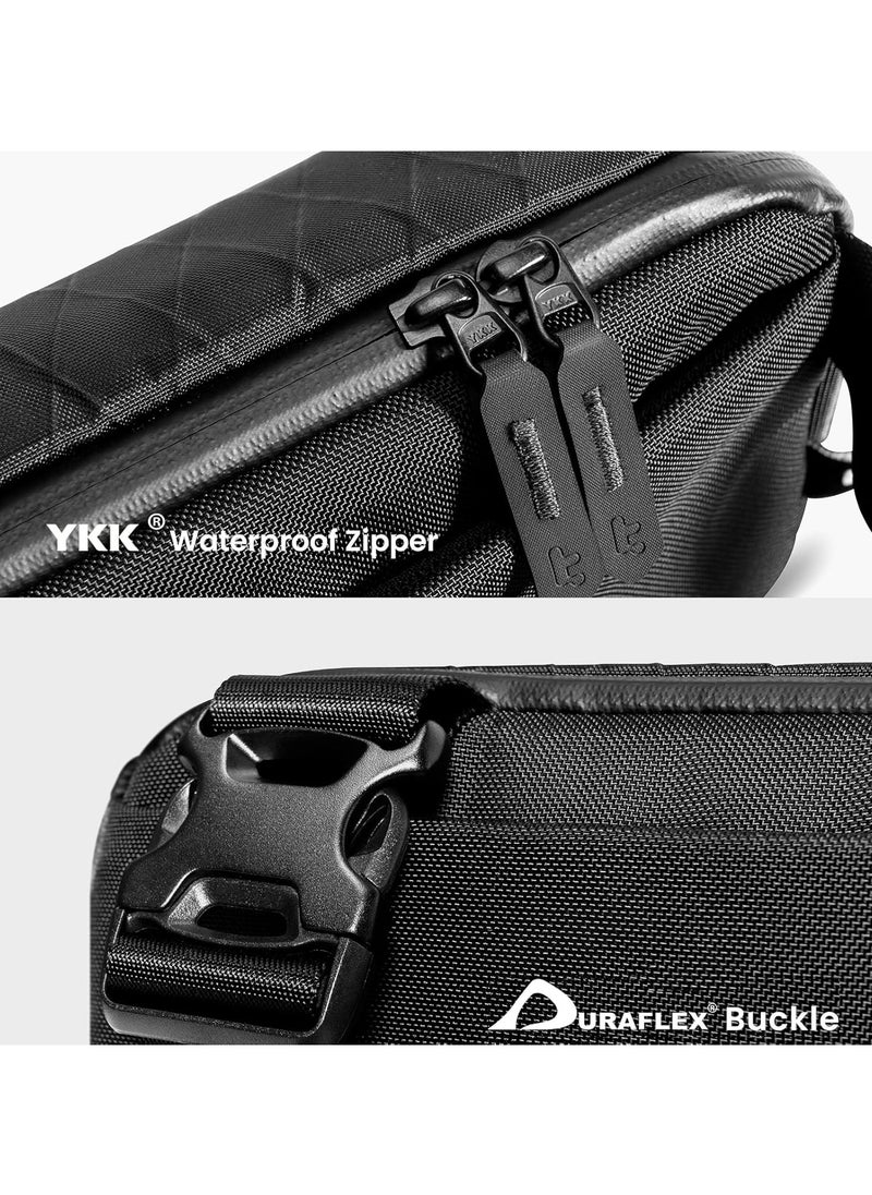 Tomtoc Explorer-T21 Compact EDC Sling Bag, Chest Shoulder Crossbody Sling Daypack for Men Women, Water-resistant Lightweight Everyday Carry Casual Pack for Nintendo Switch 2, Tactical, Travel, Work, Gym, Sport  - Image 2