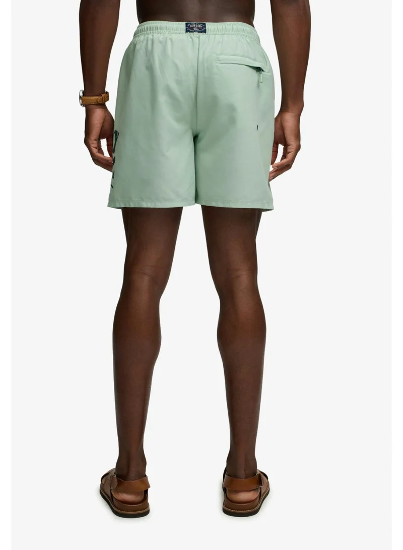 Superdry  Printed Logo 16-Inch Swim Shorts for Men | Best Price UAE