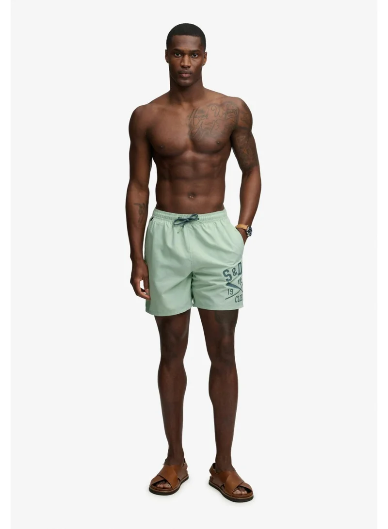 Superdry  Printed Logo 16-Inch Swim Shorts for Men | Best Price UAE