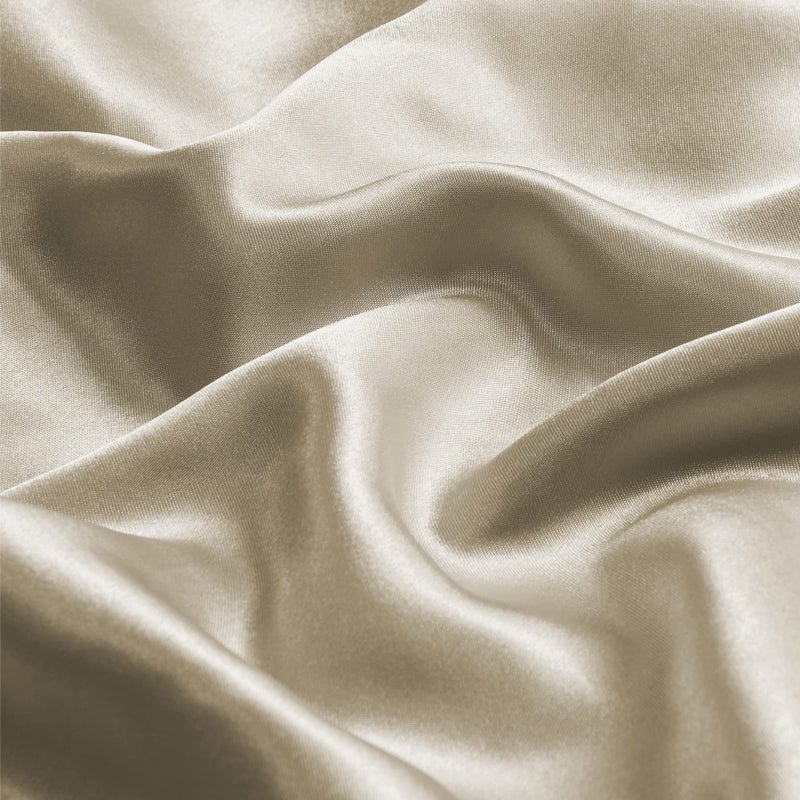 BEDELITE Satin Body Pillow Cover, Super Soft and Cooling Body Pillow Pillowcase for Hair and Skin, Breathable Silky Full Long Pillowcase Cover(20"x54", Taupe) - Image 3