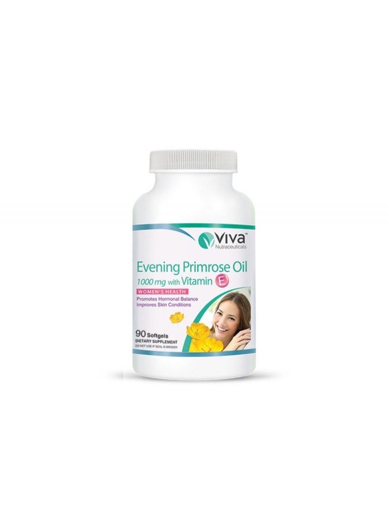 VIVA EVENING PRIMROSE OIL 1000 MG SOFTGELS 90S
