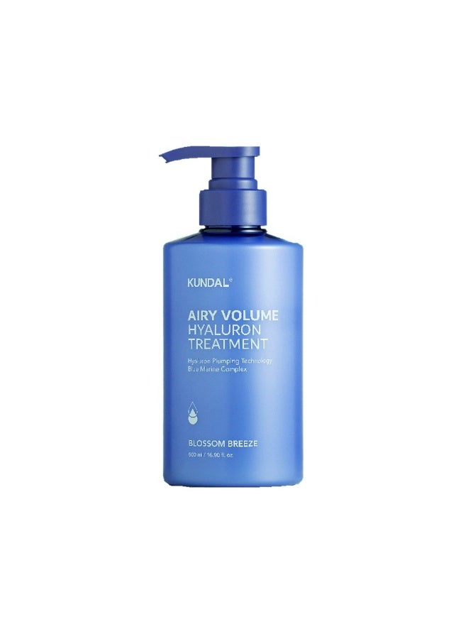 KUNDAL Volumizing Hyaluronic Hair Treatment  Blossom Breeze 500 mL - Image 1