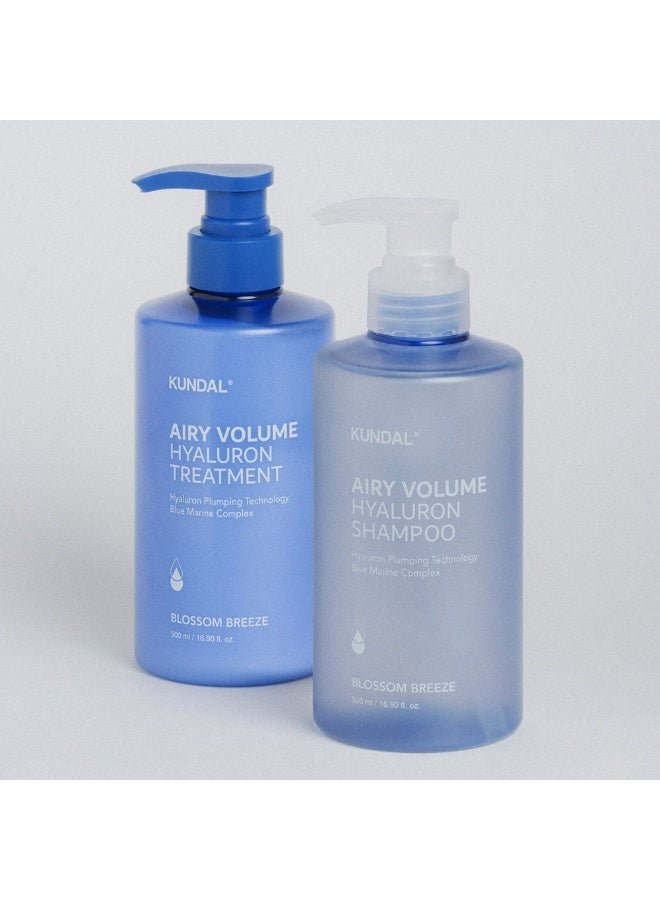 KUNDAL Volumizing Hyaluronic Hair Treatment  Blossom Breeze 500 mL - Image 3
