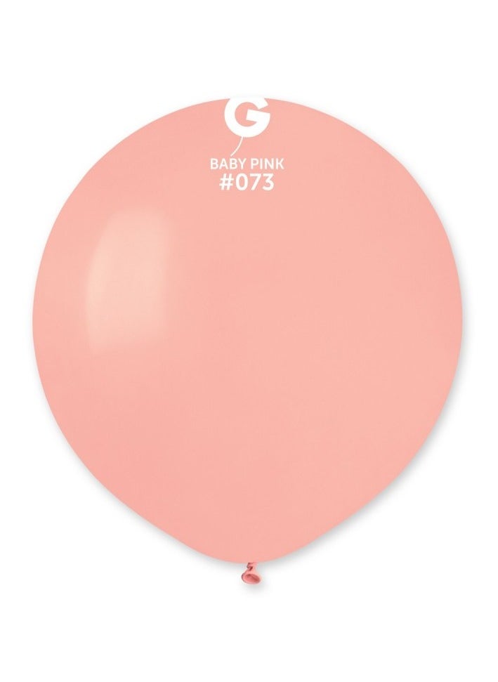 Gemar 19" Standard Baby Pink Latex Balloon 10Ct  - Image 1