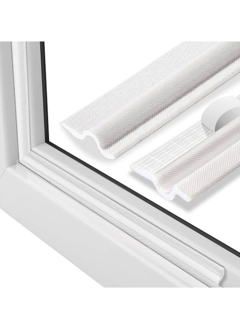 Generic - 4M Sound Proof Draft Self-Adhesive Window Draft Excluder Window Draft Stopper Blocker Windproof Dustproof Noise Reduction for Doors Windows Soundproof Door Draft Stopper Blocker - Image 1