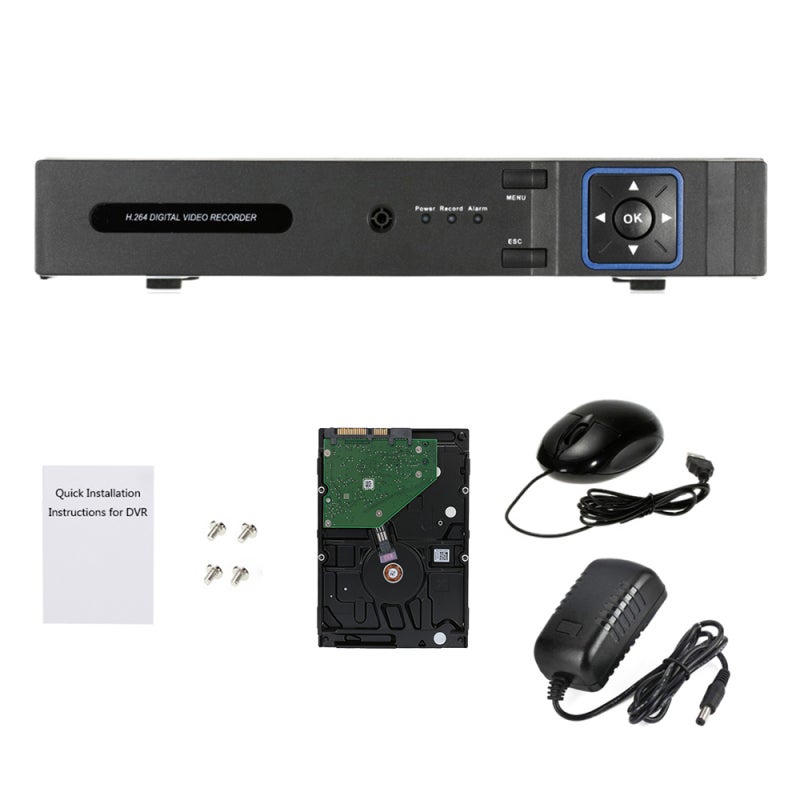 NVR Recorder 1TB 3-In-1 DVR/HVR/AVR Function CCTV System - Onvif Protocol Compatible Security Cameras for Home Business Video Surveillance Remote Monitoring - Image 5