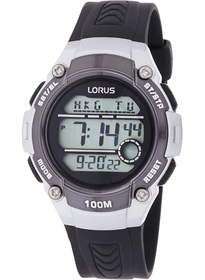 لوراس ساعة كوارتز رقمية للرجال بسوار من البولي يوريثين R2331Mx9 - Image 1