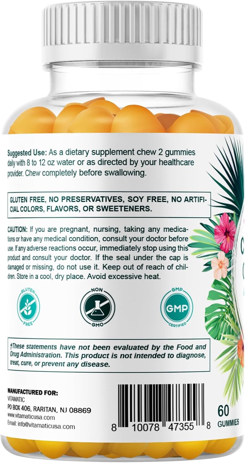 Vitamatic جلوبي فيتامينات الكولاجين المهدرج مع فيتامين C والزنك والبيوتين 200 ملغ دعم صحي للبشرة 60 جلوبيات - Image 5