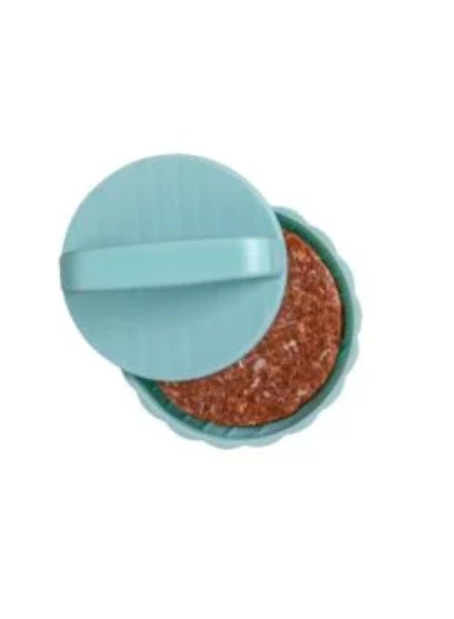 Burger Press - Perfectly Shape Stuffed Patties with Our Easy-to-Use Hamburger Maker, Ideal for Grilling BBQs at Home or Outdoor Cooking Adventures (Blue) - Image 2
