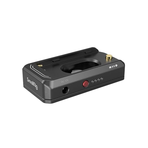SmallRig NP-F Battery Adapter Mount Plate for Canon EOS R5, R5 C and BMPCC 4K, 6K, 6K Pro, with USB-C Port and Dual DC Outputs Compatible with NP-F970, NP-F550, NP-F770-3168B - Image 1