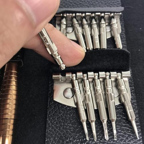 Zaptec 25 in 1 Precision Small Magnetic Screwdriver Set Multi Pocket Repair Tool Kit for Mobile, Laptop, Electronics, iPad, Mackbook, Watch - Image 2