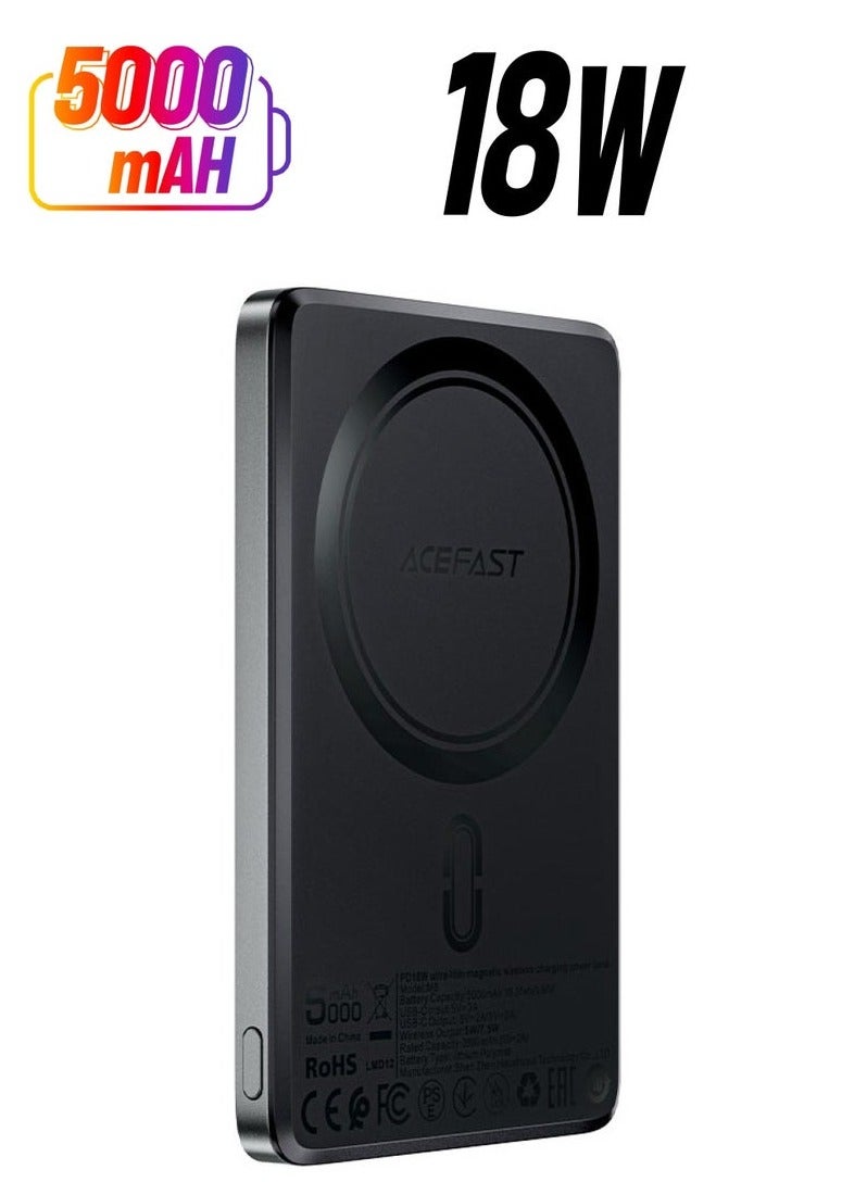 ACEFAST Magnetic Fast Wireless Charging Power Bank PD18W 5000mAh - Image 1