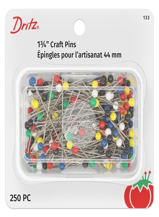 دريتز دبابيس حرفية من Dritz، مقاس 1-3/4 بوصة (250 قطعة) - Image 1