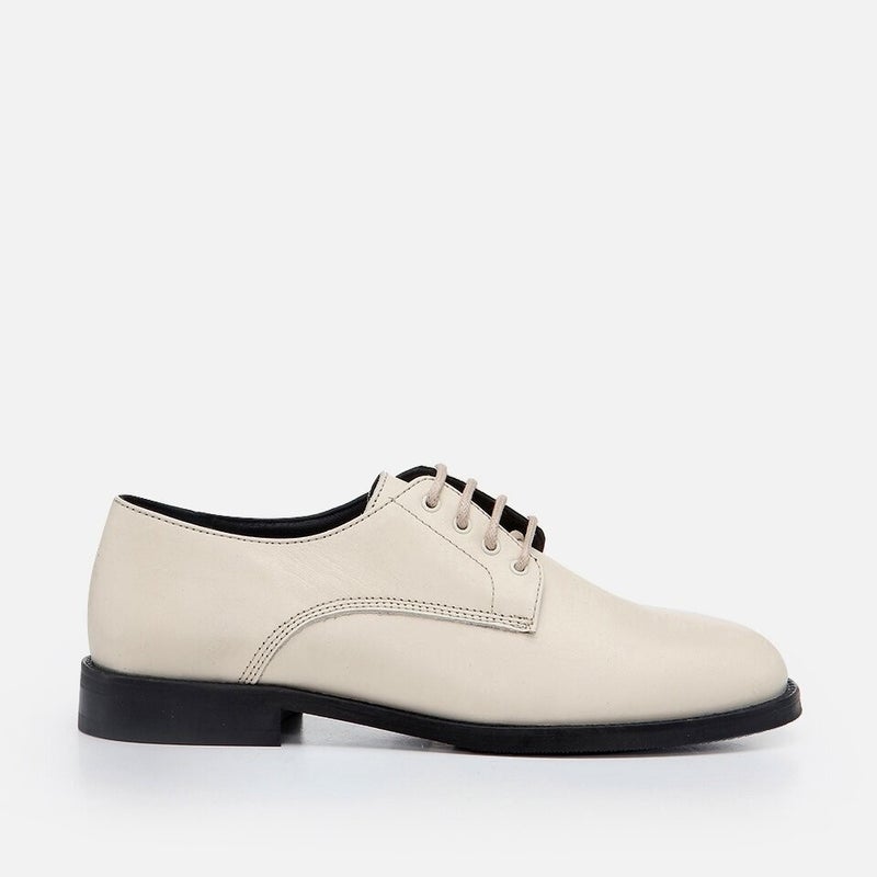 Hotiç 01AYH278800A310 Genuine Leather Beige Women's Oxford  - Image 1