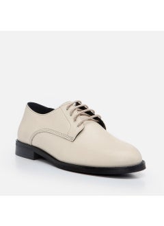Hotiç 01AYH278800A310 Genuine Leather Beige Women's Oxford  - Image 3