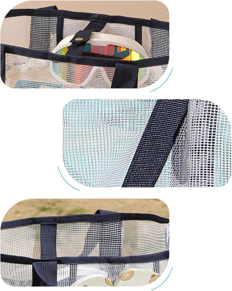 Toiletry Bag Shower Swimming Makeup Cosmetic Organizers Double-Layers Beach - Image 3