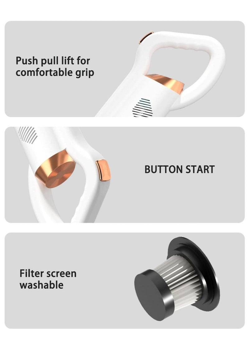 ELTRAZONE Cordless Vacuum Cleaner 2 in 1 Wireless Cleaner Stick Vacuum Rechargeable Battery Handheld Vacuums with 7500Pa Powerful Suction - Image 4