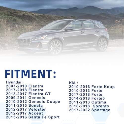 MITZONE Turn Signal light Socket compatible with Hyundai Elantra Genesis Sonata Veloster Accent KIA Forte Optima Sportage Sorento Replace 92166-3K000 - Image 5