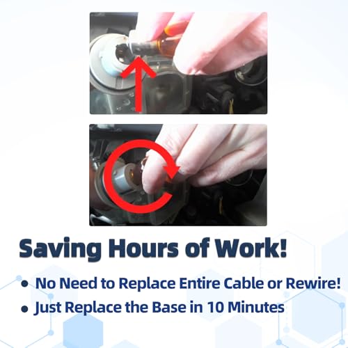 MITZONE Turn Signal light Socket compatible with Hyundai Elantra Genesis Sonata Veloster Accent KIA Forte Optima Sportage Sorento Replace 92166-3K000 - Image 2