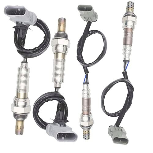 higherbro 4PCS Oxygen O2 Sensor 1 & 2 for 2014-2018 Chevrolet Silverado 1500 Sierra 1500 4.3L/6.2L Upstream + Downstream - Image 1