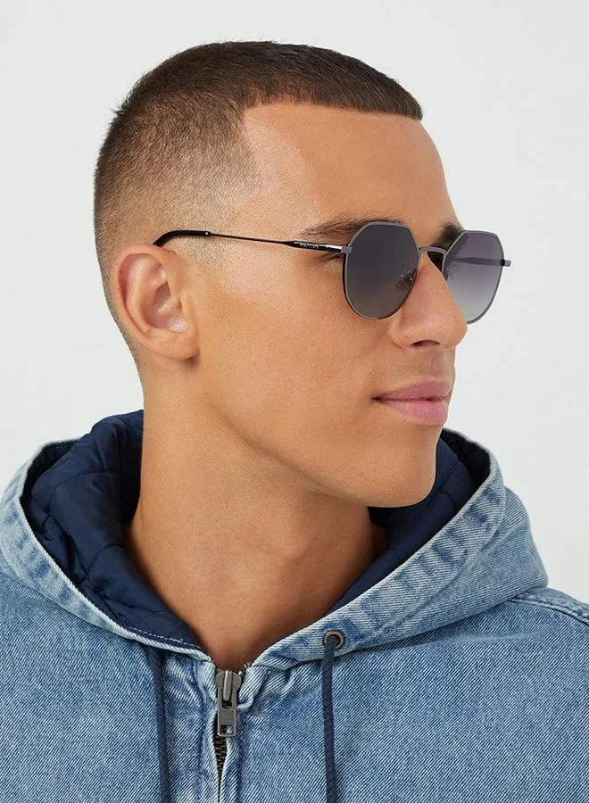 30Sundays 30Sundays Men Turn Up Geometric Sunglasses