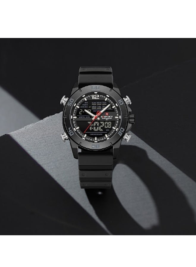NAVIFORCE Men's Water Resistant Analog/Digital Watch NF9253 - Image 3