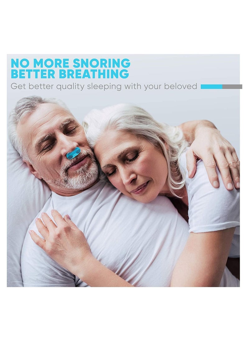 SYOSI - Anti-Snoring Device, Mini Air Purifier Sleeping Breath Aid Nose Clip Snore Stopper to Ease Breathing Snoring, Natural Comfortable Sleep Snoring Stop Snoring Noise Silent Night Sleep for Women Men - Image 1