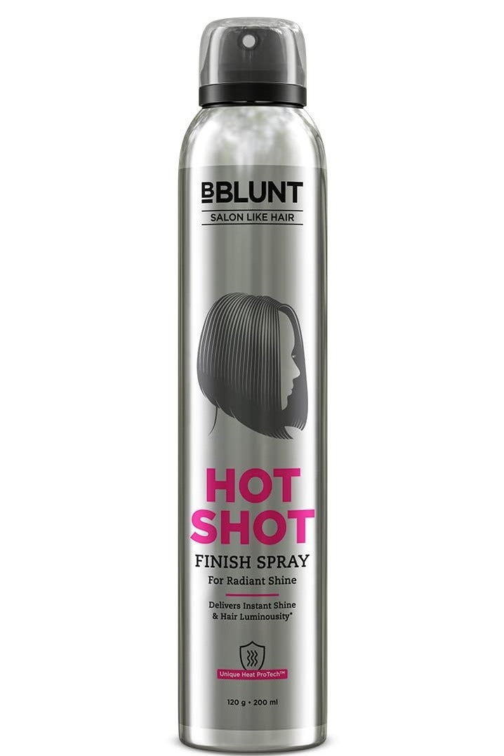 BBlunt Hot Shot Finish Spray For Radiant Shine  200ML - Image 1