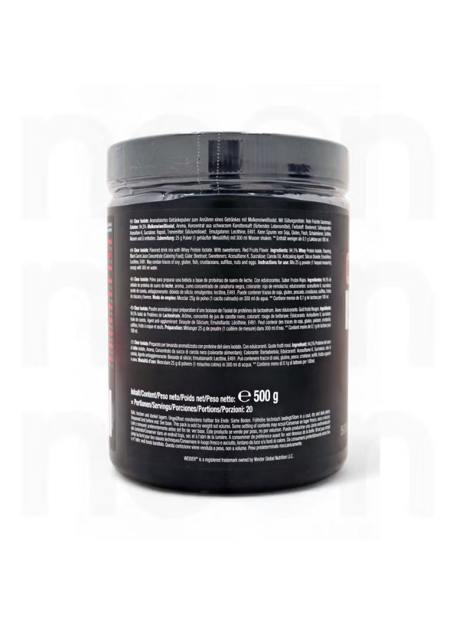 Weider Weider Clear Isolate 500g – Blue Raspberry Flavor – Whey Protein Isolate  - Image 5