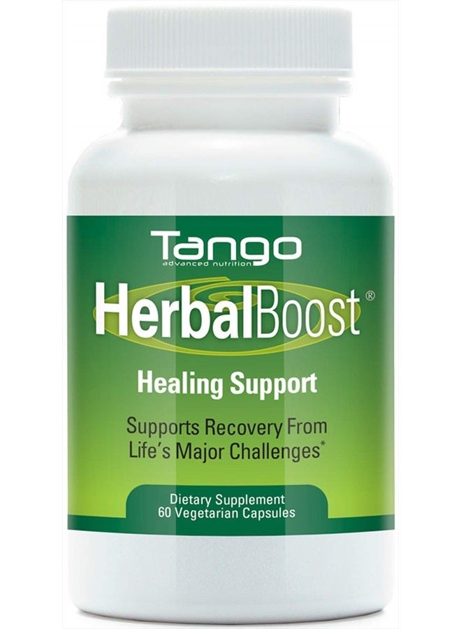 Tango Herbal Boost Natural Herbal Recovery Supplement Supports Healthy Circulation to Aid in Recovering from Life's Major Challenges (60 Vegetarian Capsules) - Image 1