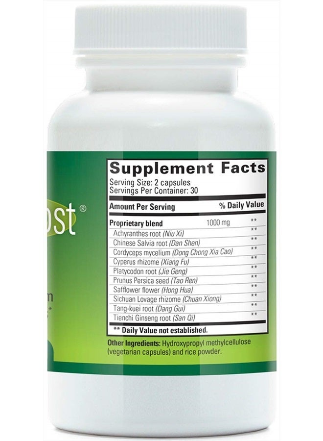 Tango Herbal Boost Natural Herbal Recovery Supplement Supports Healthy Circulation to Aid in Recovering from Life's Major Challenges (60 Vegetarian Capsules) - Image 2