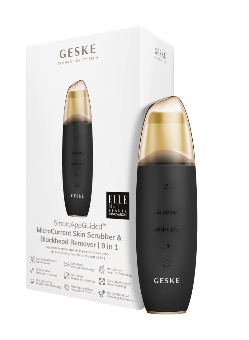Geske MicroCurrent Skin Scrubber and Blackhead Remover 9 in 1 SmartAppGuided Gray 1unit - Image 4