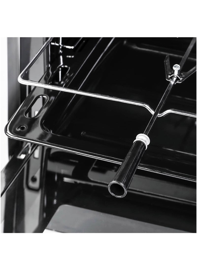 Flexy - 5 Burner Gas Cooking Range With Cast Iron Pan Support LED Display And Built in Glass Top Made In Turkey 90X60 CM - Image 1
