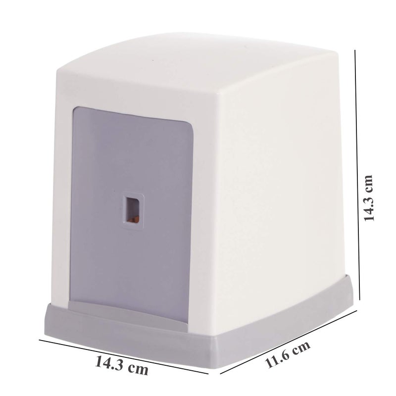 MDN Double-Sided Tabletop Tissue Paper Dispenser Holder with 2 Refills - White | Stylish, Easy-Access Tissue Box for Home, Office and Kitchen - Image 4