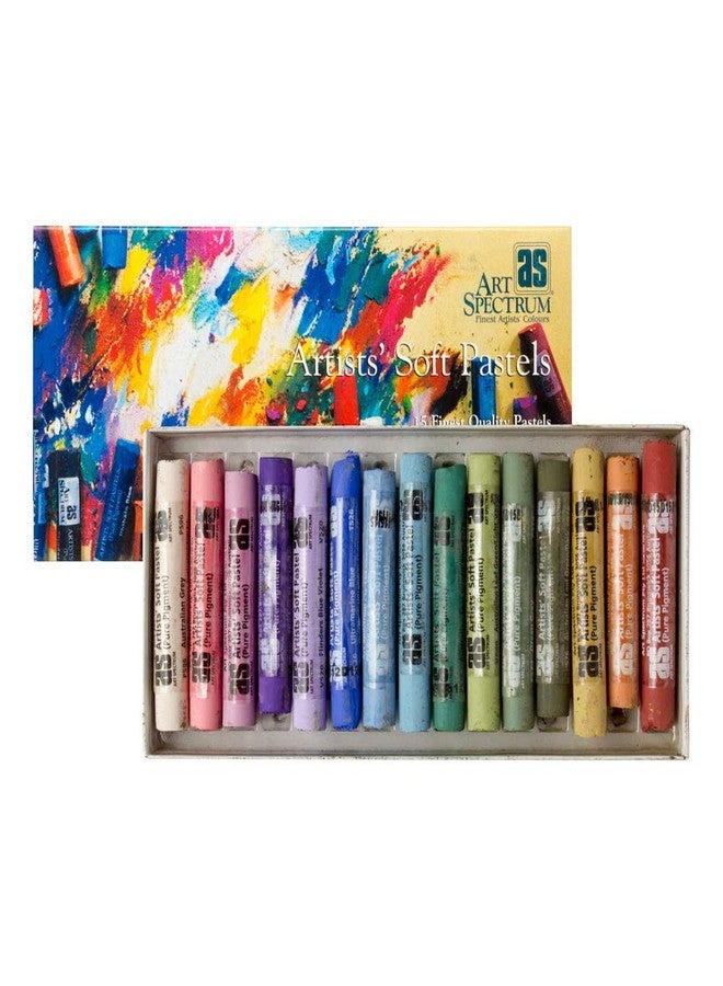 Art Spectrum Soft Pastels- Set of 15 Landscape Colors - Image 1