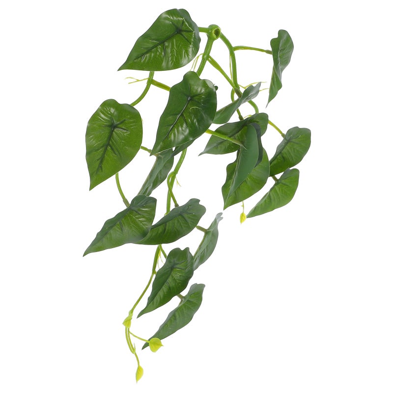 Reptile Plants with Cup Fake Reptile Habitat Plants Artificial Turtle Hangings Plants for Reptiles Realistic Habitat Decorations - Image 1
