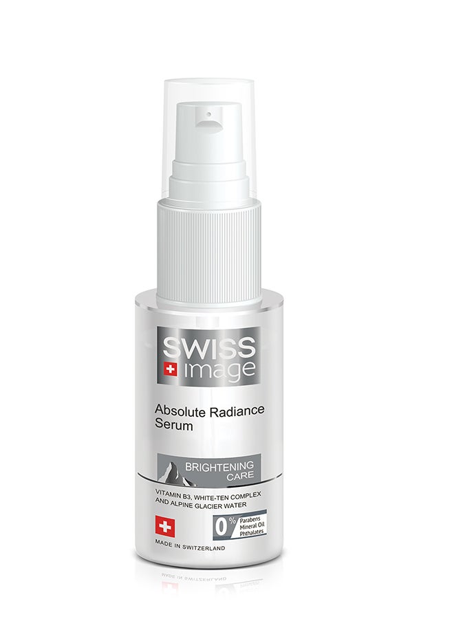 SWISS image Brightening Face Serum with Niacinamide 30 ml Reduces Dark Spots, Blemishes & Pigmentation for Even Toned Skin Lightweight & Non-Greasy Serum| All Skin Types Men & Women Swiss Made - Image 1