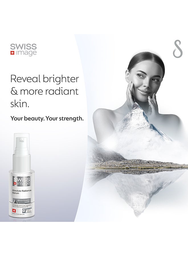 SWISS image Brightening Face Serum with Niacinamide 30 ml Reduces Dark Spots, Blemishes & Pigmentation for Even Toned Skin Lightweight & Non-Greasy Serum| All Skin Types Men & Women Swiss Made - Image 2