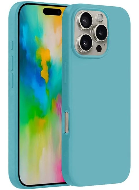 Liquid Silicone iPhone 16 Pro Max Case - Ultra Slim, Drop Protection, Soft Anti-Scratch Microfiber Lining (Model G)