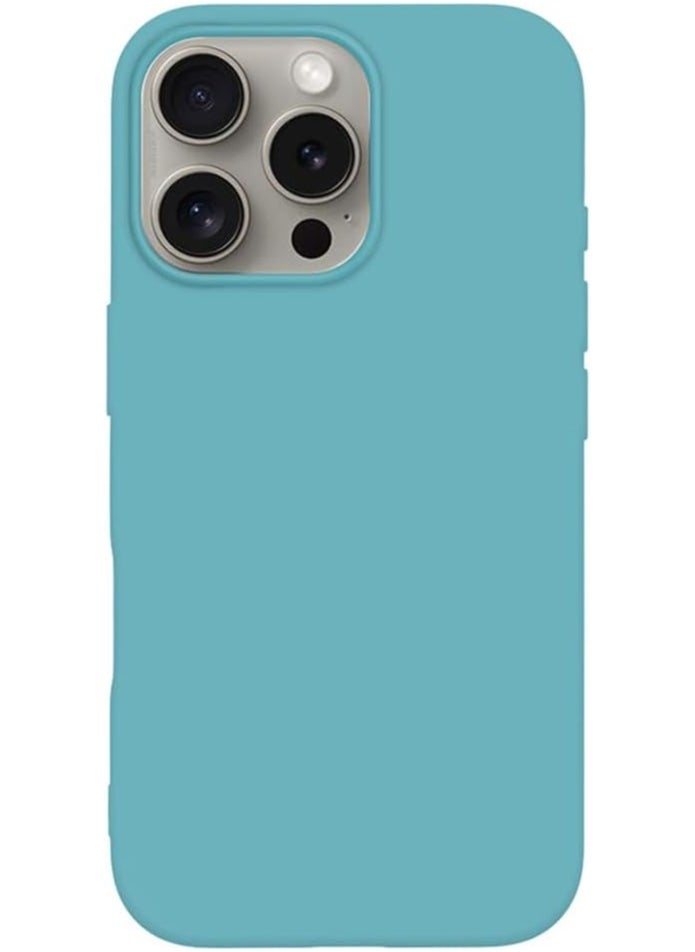 Liquid Silicone iPhone 16 Pro Max Case - Ultra Slim, Drop Protection, Soft Anti-Scratch Microfiber Lining (Model G)